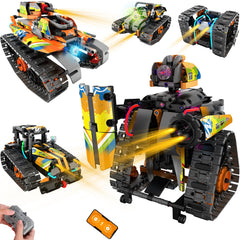 Hodurgyi 5-in-1 robot kit battle tank ready for imaginative play and STEM exploration.