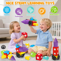Hodurgyi blocks with rounded edges and soft foam for safe toddler building