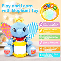 Hodurgyi elephant detachable drum fosters interactive play and soothing rhythms.