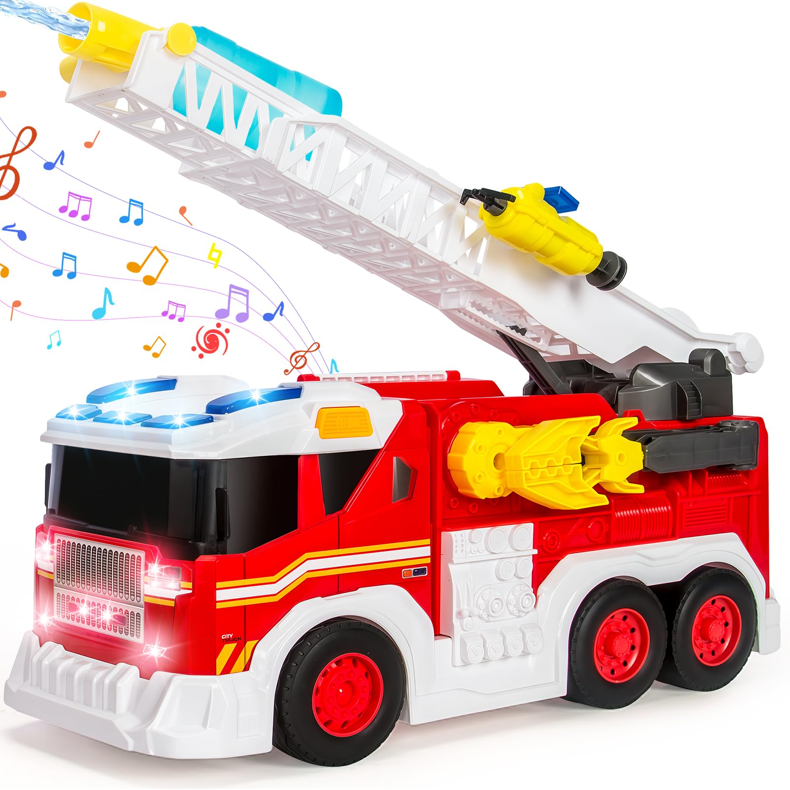 Hodurgyi fire truck toy comes in a gift-ready box for birthdays and holidays.