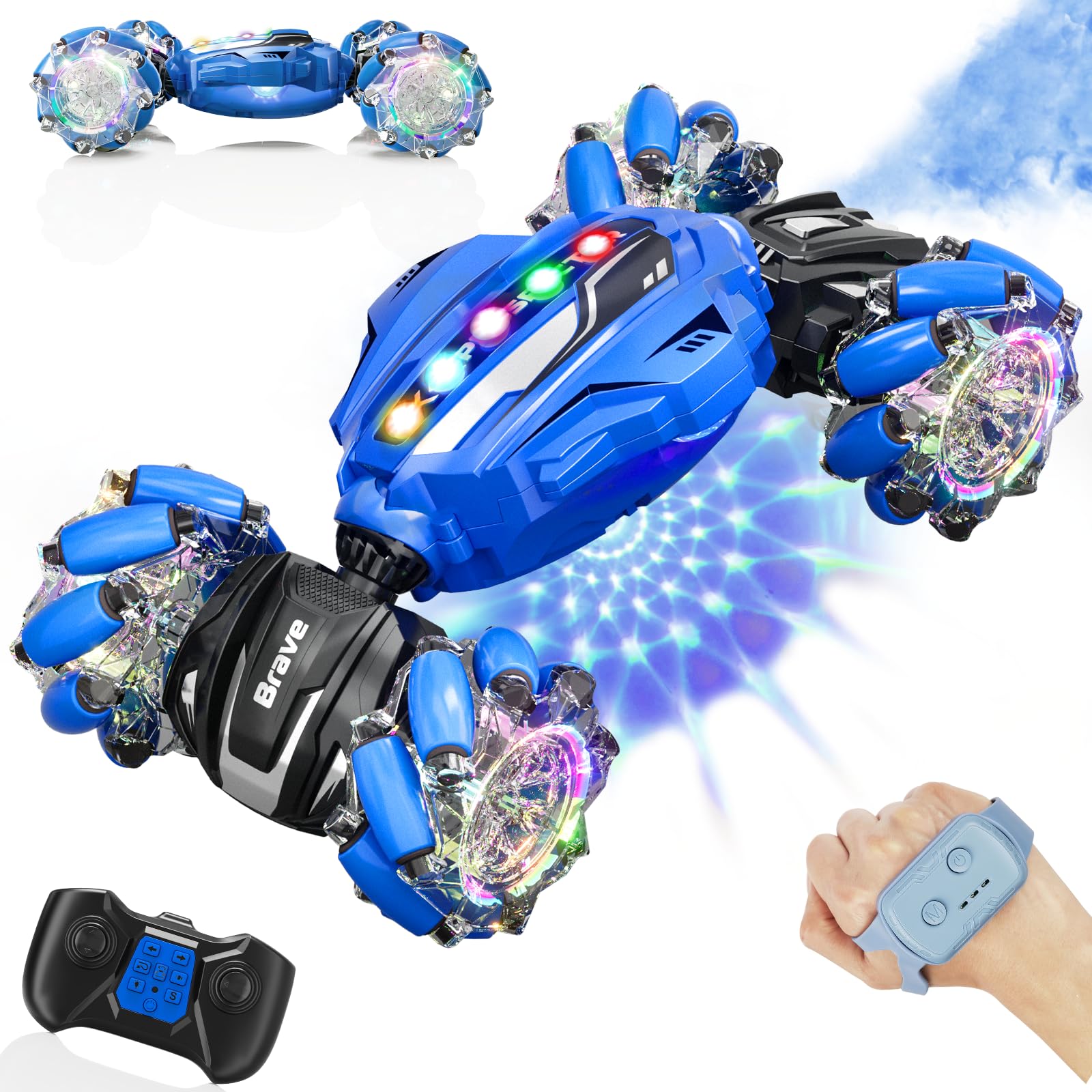 Hodurgyi gift-ready box includes car, remote, watch, and USB cable.