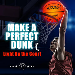 Hodurgyi glow basketball nylon-wound construction supports long-lasting bounce