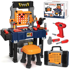 Hodurgyi kids tool bench with drill shows durable build for imaginative play