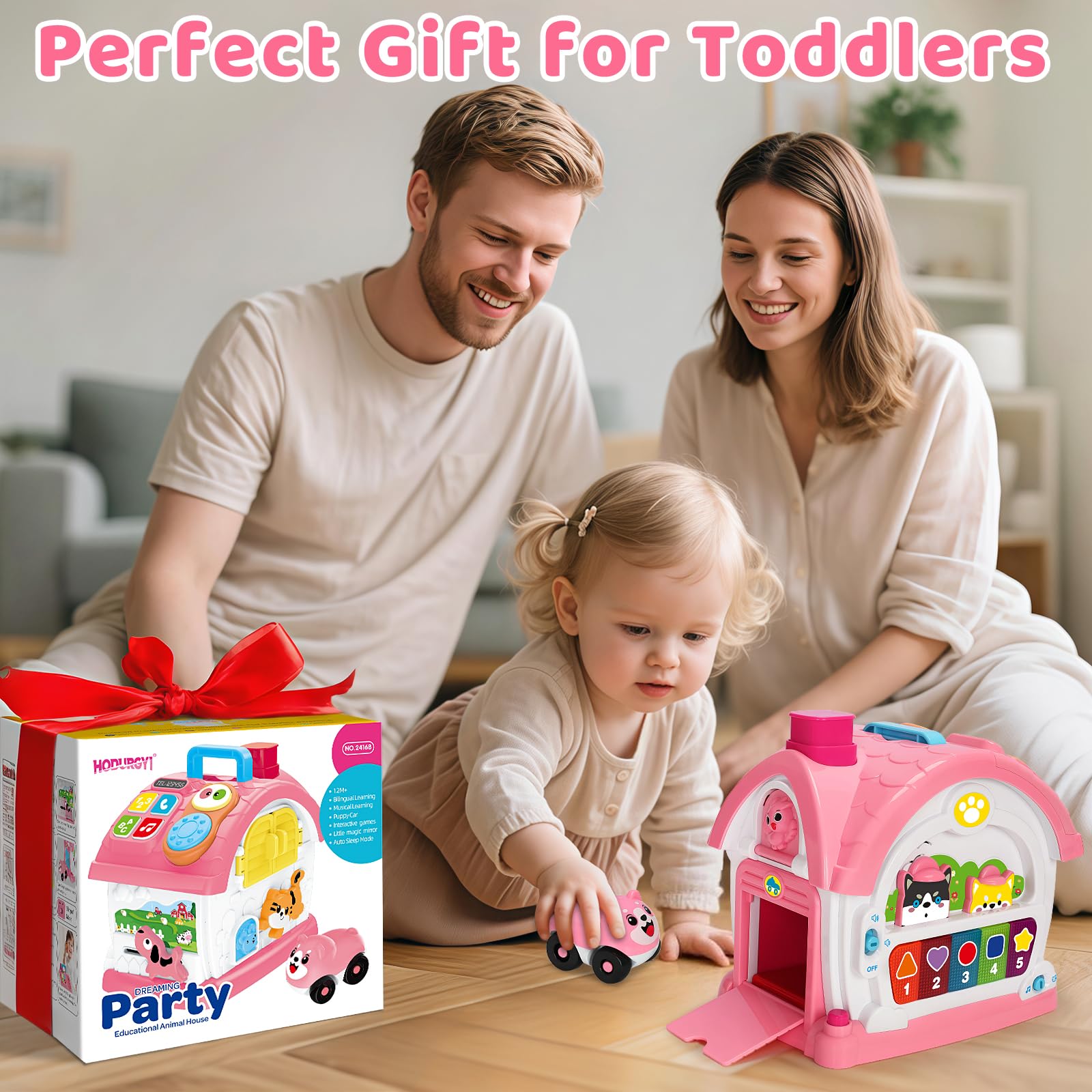 Hodurgyi mirrored panel supports self-recognition during tummy time.