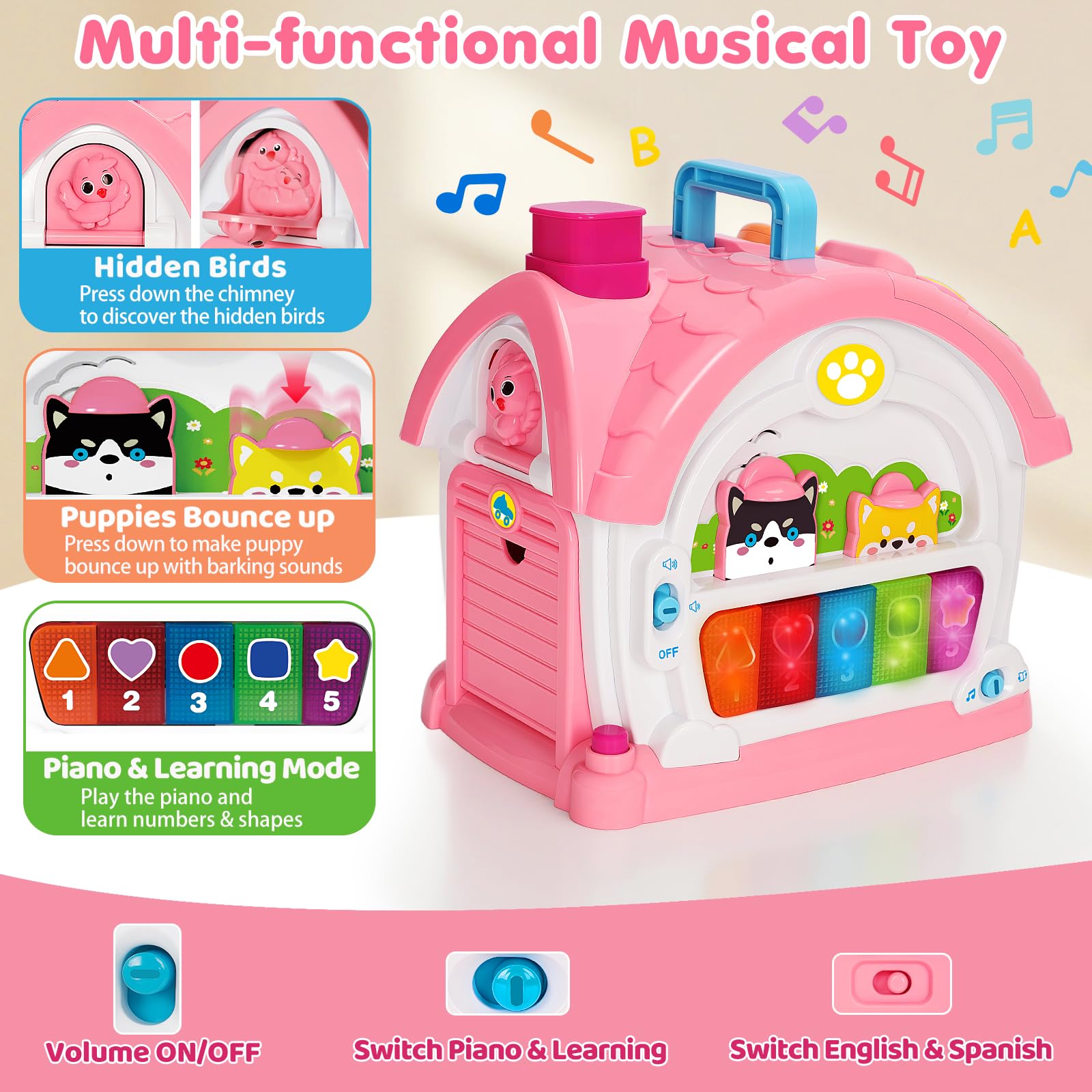 Hodurgyi learning house number dial helps little ones practice counting during pretend play.