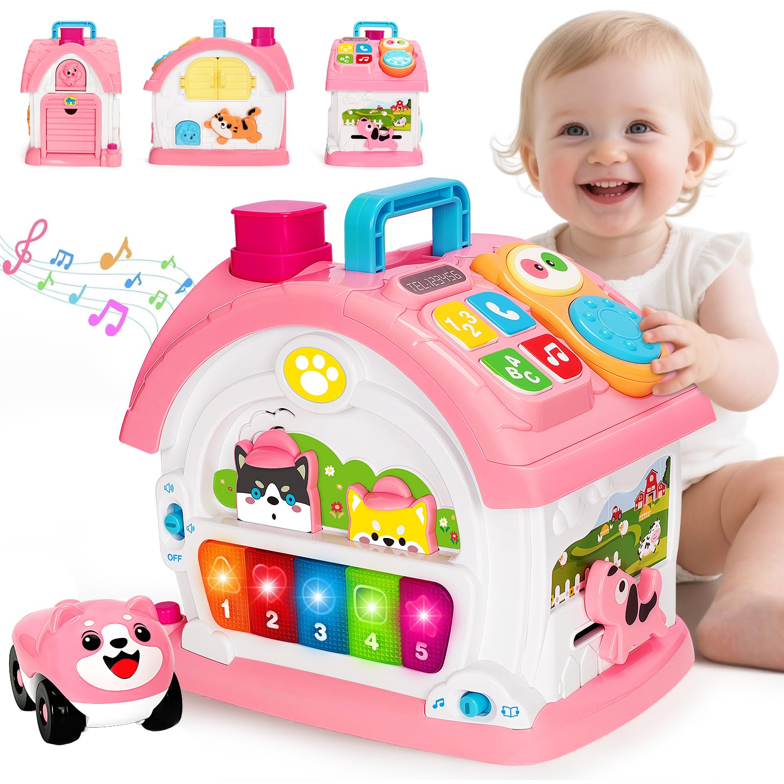 Hodurgyi educational toy offers adjustable volume for comfortable quiet sessions.