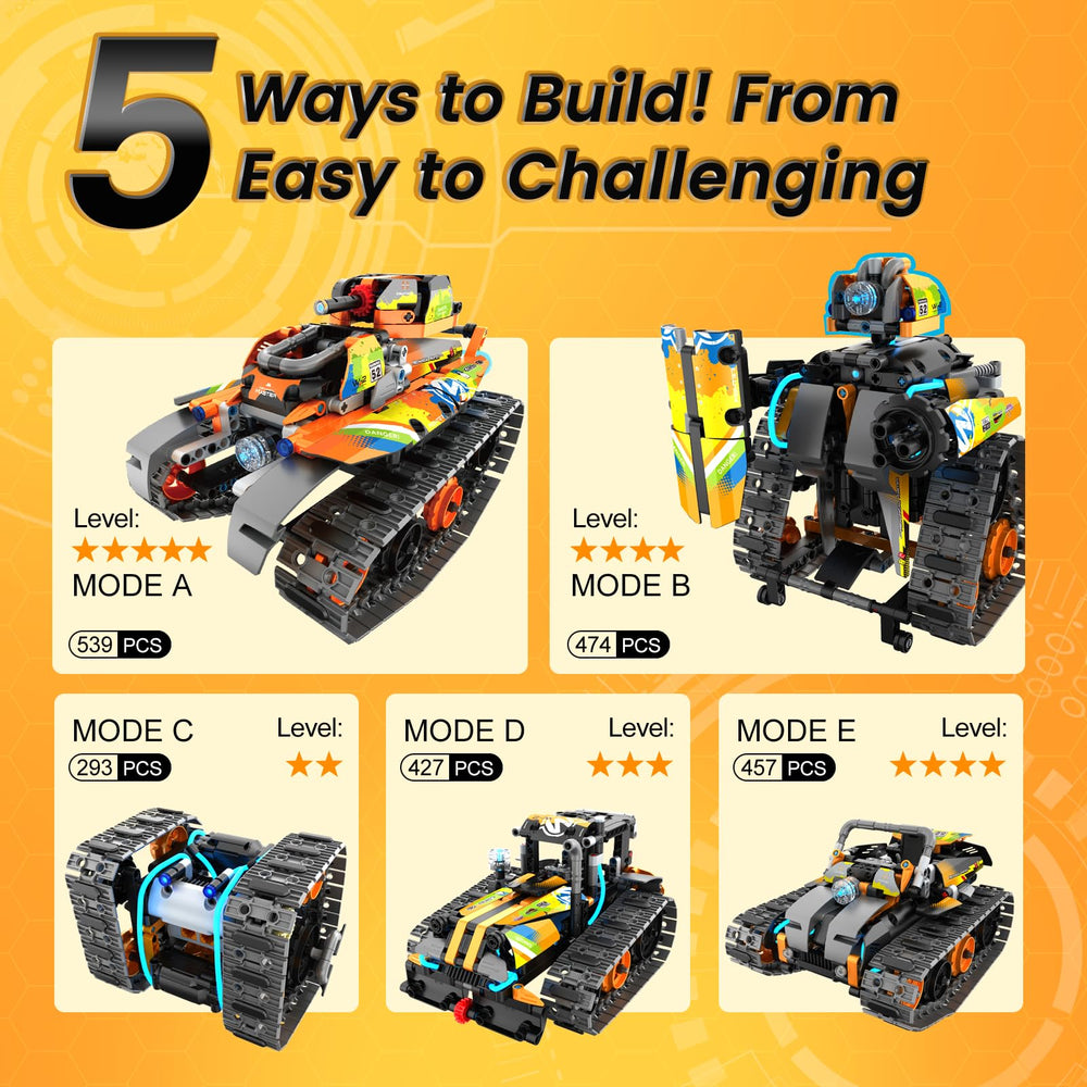 Hodurgyi robot kit assembly guide aids kids through step-by-step construction.
