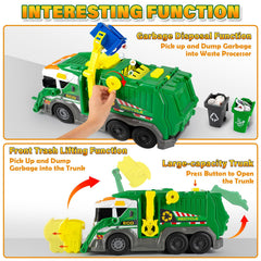 Hodurgyi sorting bins three-color closeup for engaging waste classification during play.