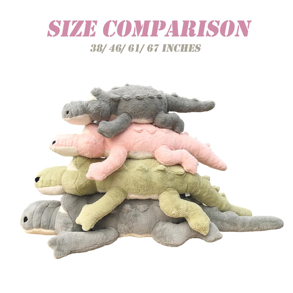Hofun4U alligator pillow in bedroom decor setting, cozy accent.