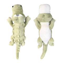 Hofun4U alligator plush fabric close-up in green, showing soft texture for hugs.