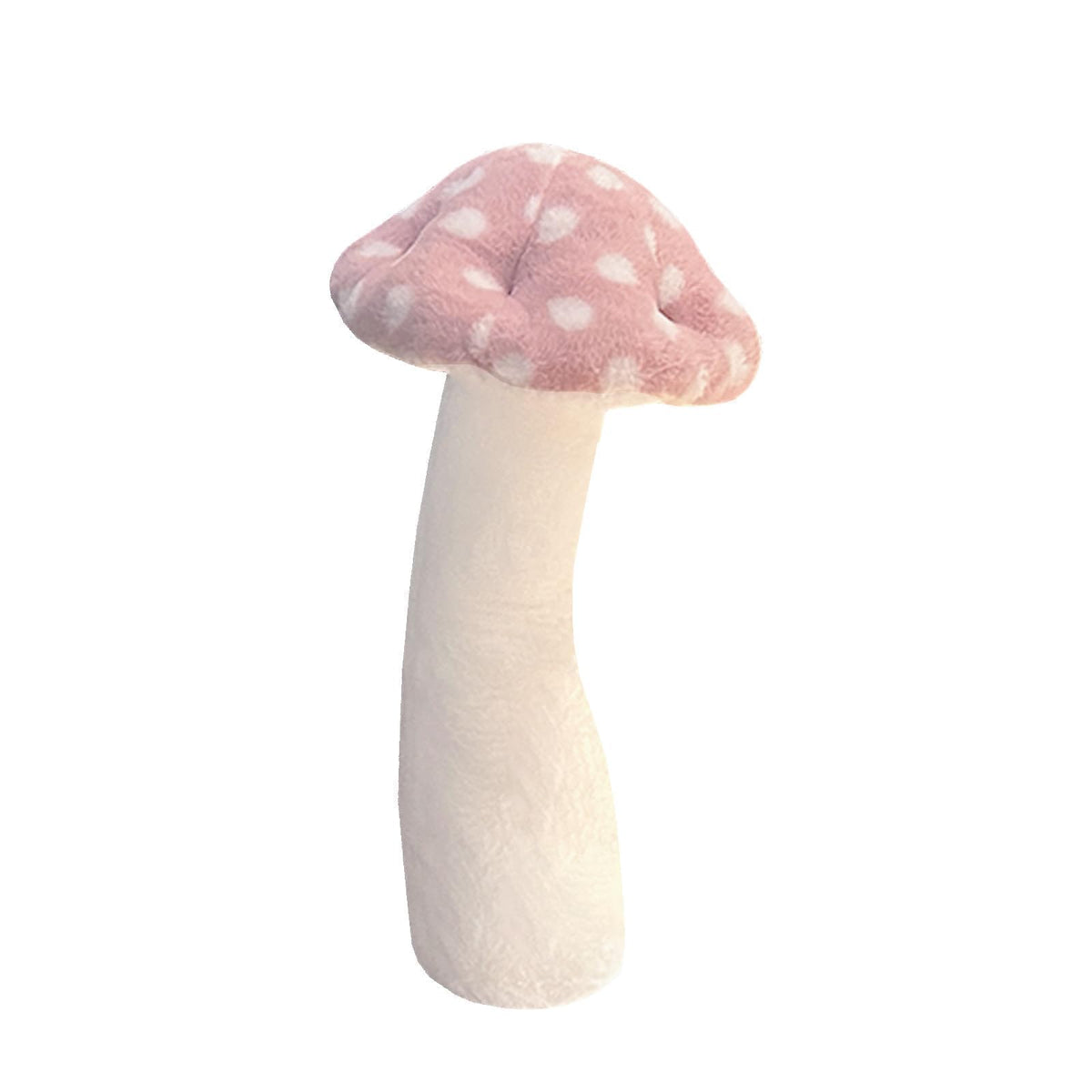 Hofun4U mushroom plush pillow in pink offers cozy 30-inch cuddling for sofa lounging