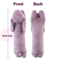 Hofun4U Rabbit Plush Pillow 35 inch size, versatile option for smaller spaces.