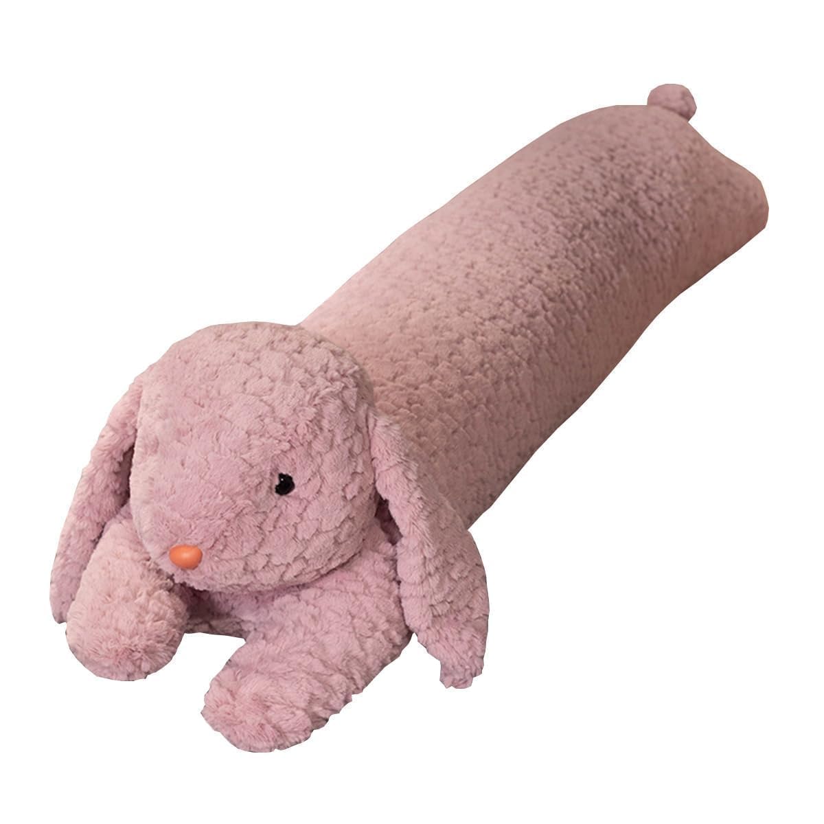 Hofun4U Rabbit Plush Pillow front view, a cozy cuddle companion for kids and adults.