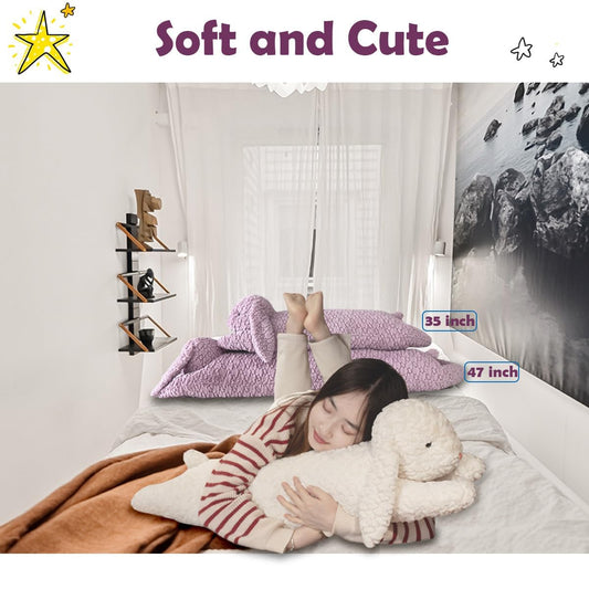 Hofun4U soft fabric close-up highlights plush texture and snuggle feel.