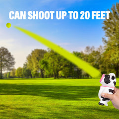 Hog Wild Cow Ball Popper kids enjoy indoor play with safe, soft foam projectiles.