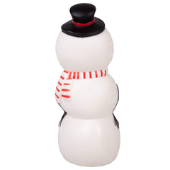 Hog Wild Snowman Popper set up for indoor and outdoor play by the hearth or yard.