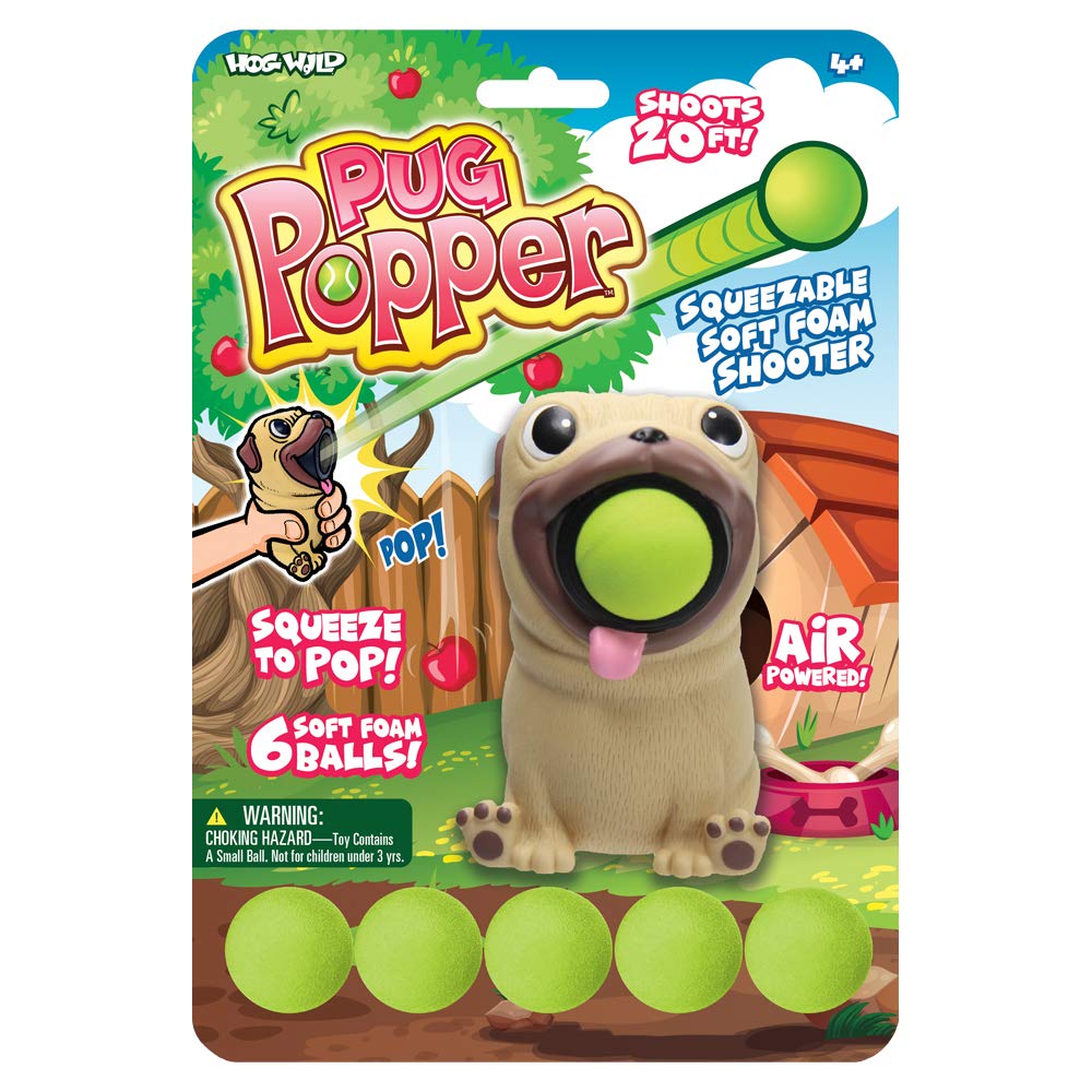 Hog Wild Pug Ball Popper desk-fun setup for quick, light play breaks