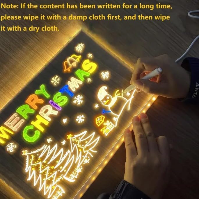 Hogitpe LED Note Board colors used in cafe to highlight daily specials