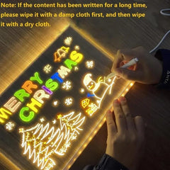 Hogitpe LED Note Board colors used in cafe to highlight daily specials