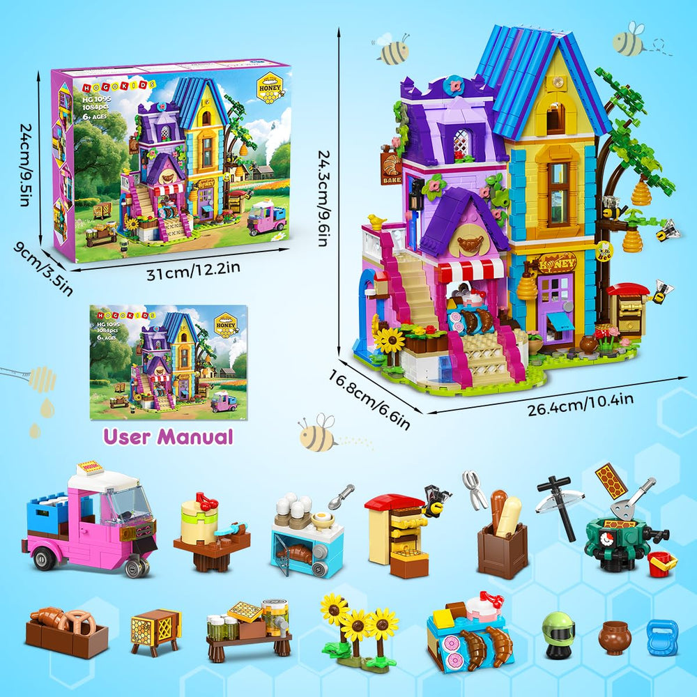 HOGOKIDS 1,084-piece set encourages cooperative building adventures.