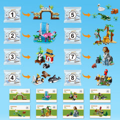 HOGOKIDS Panda Enclosure habitat for exploration during play