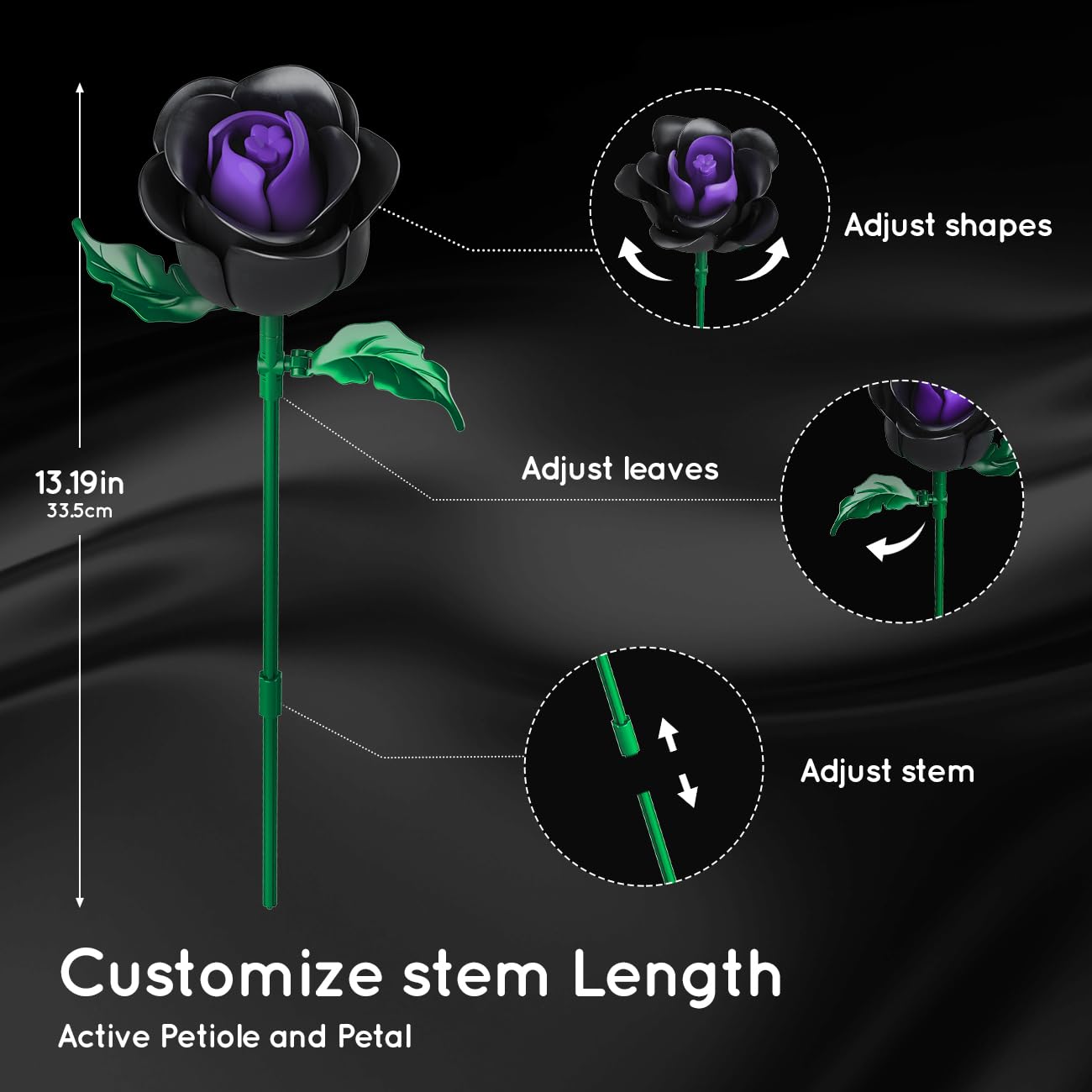 HOGOKIDS premium ABS blocks keep petals vibrant and durable