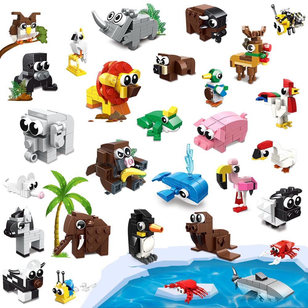 HOGOKIDS lion pack with vibrant blocks for imaginative play and fine motor skills