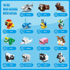 HOGOKIDS whale pack features larger pieces for easy handling and fun builds
