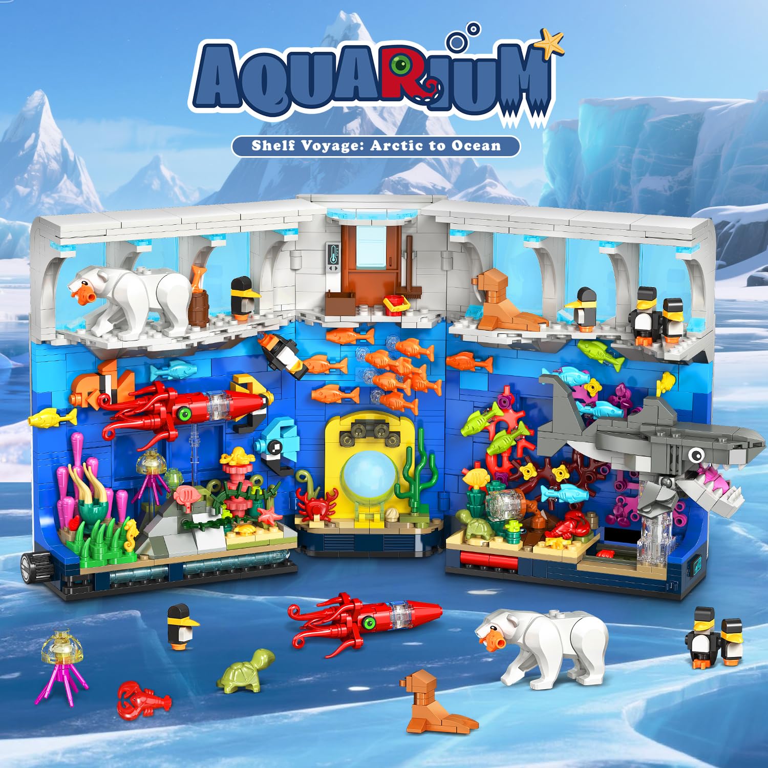 HOGOKIDS aquarium glow serves as a cozy night-light and decorative accent.