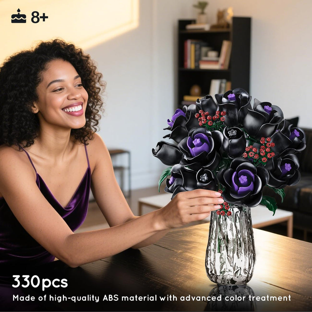 HOGOKIDS black rose bricks allow customizable height and arrangement