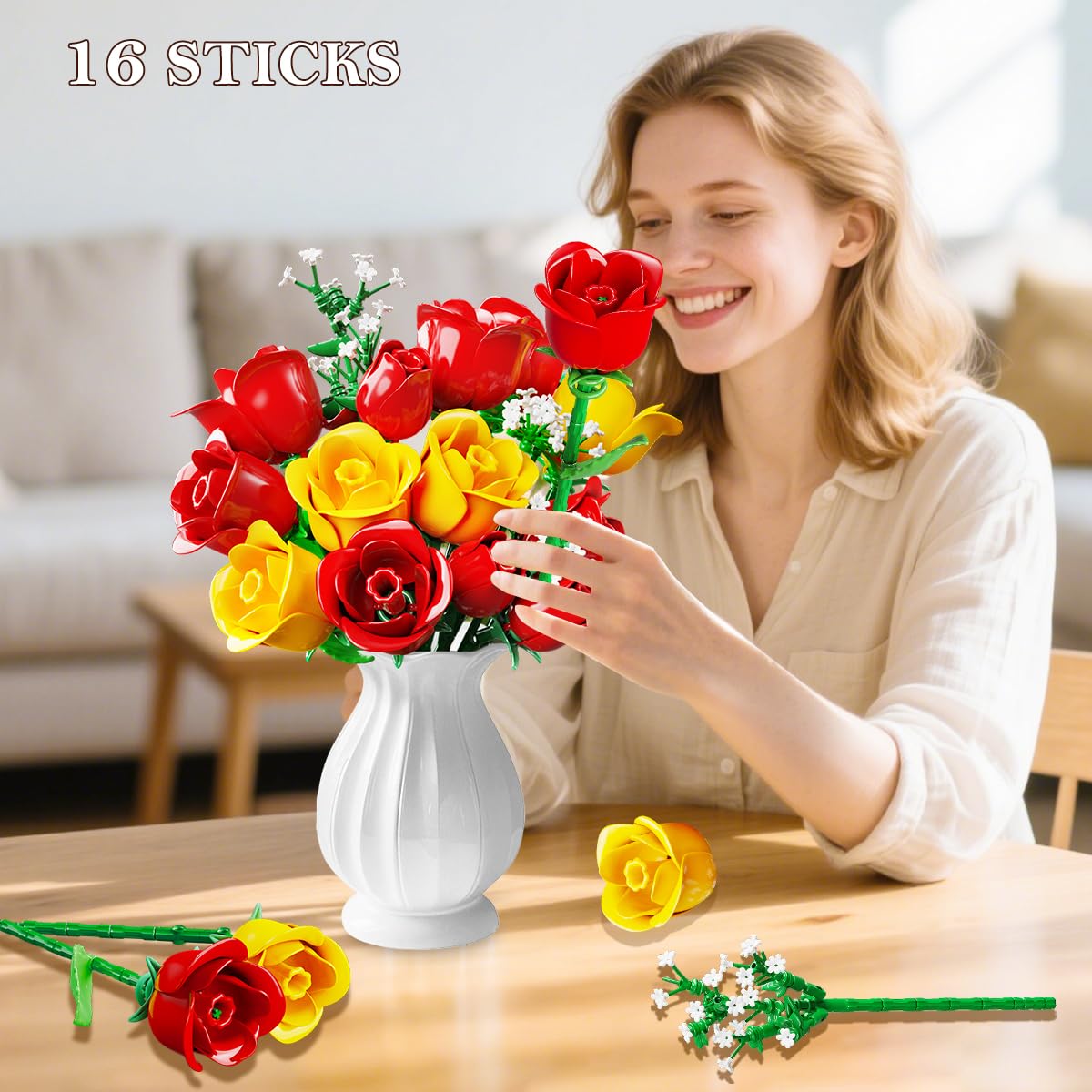 HOGOKIDS blooms maintain vibrancy without upkeep for years of use.