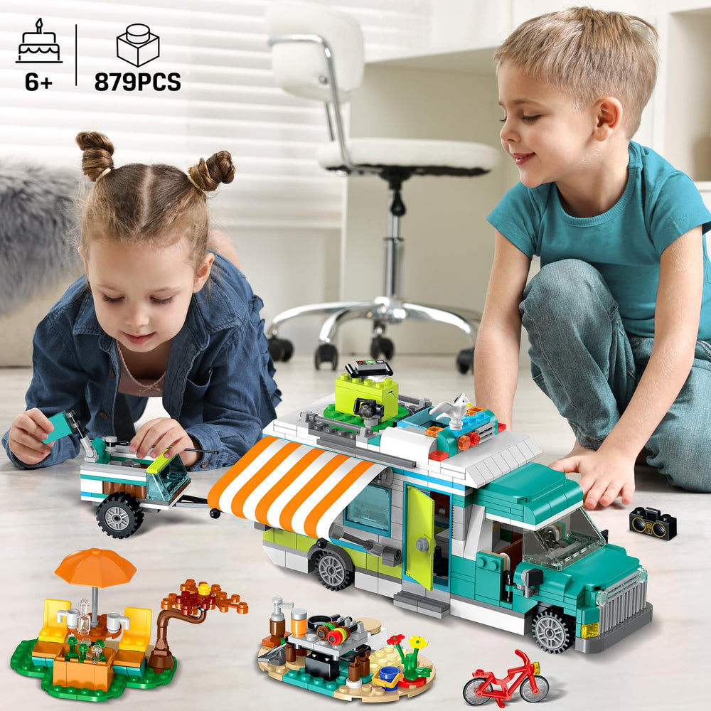HOGOKIDS city camper van barbecue grill sparks imaginative cookouts.