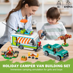 HOGOKIDS city camper van bicycle promotes active outdoor role-play.