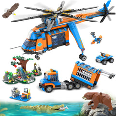 HOGOKIDS City Jungle Adventurer helicopter for imaginative rescue play