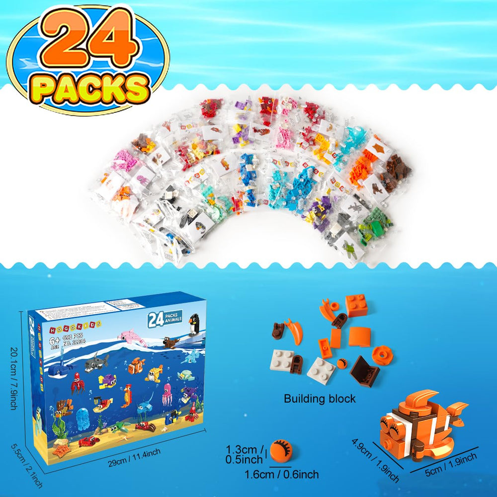 HOGOKIDS crab blocks kit as holiday treats, supports early engineering fun
