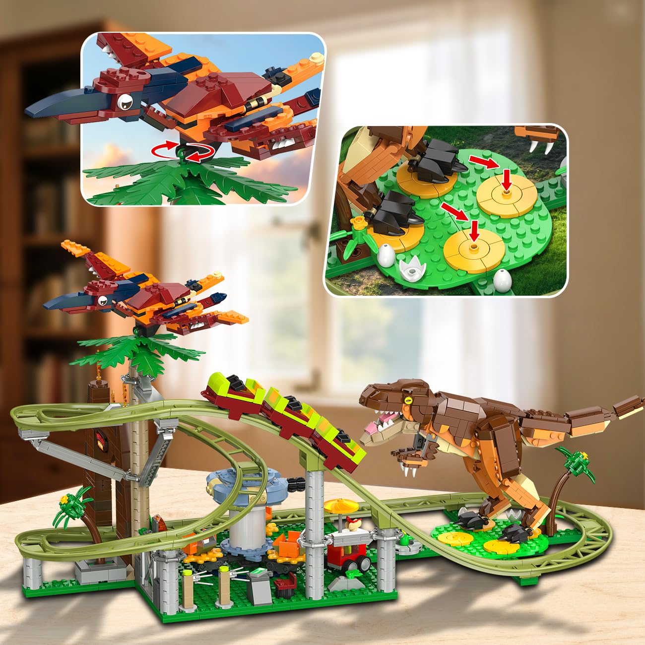 HOGOKIDS dinosaur balloon model adds whimsy to prehistoric play scenes
