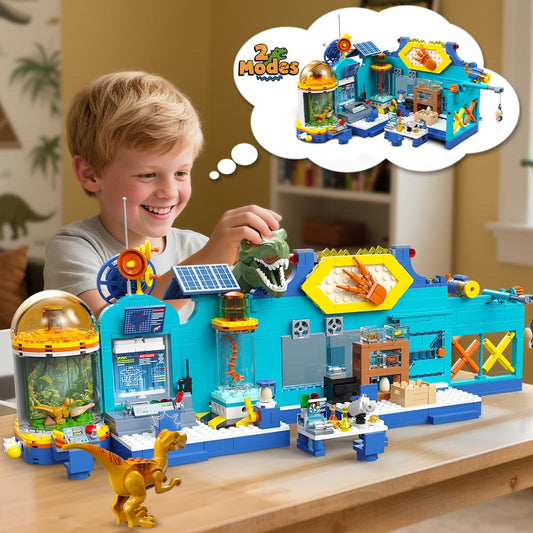 HOGOKIDS dinosaur figures with movable joints enable dynamic storytelling and action scenes.