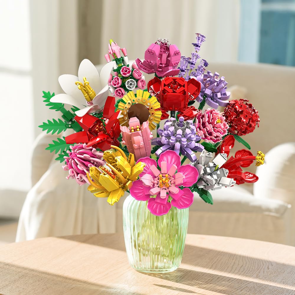 HOGOKIDS Flower Bouquet Jasmine—soft pastel accents for tasteful home decoration.