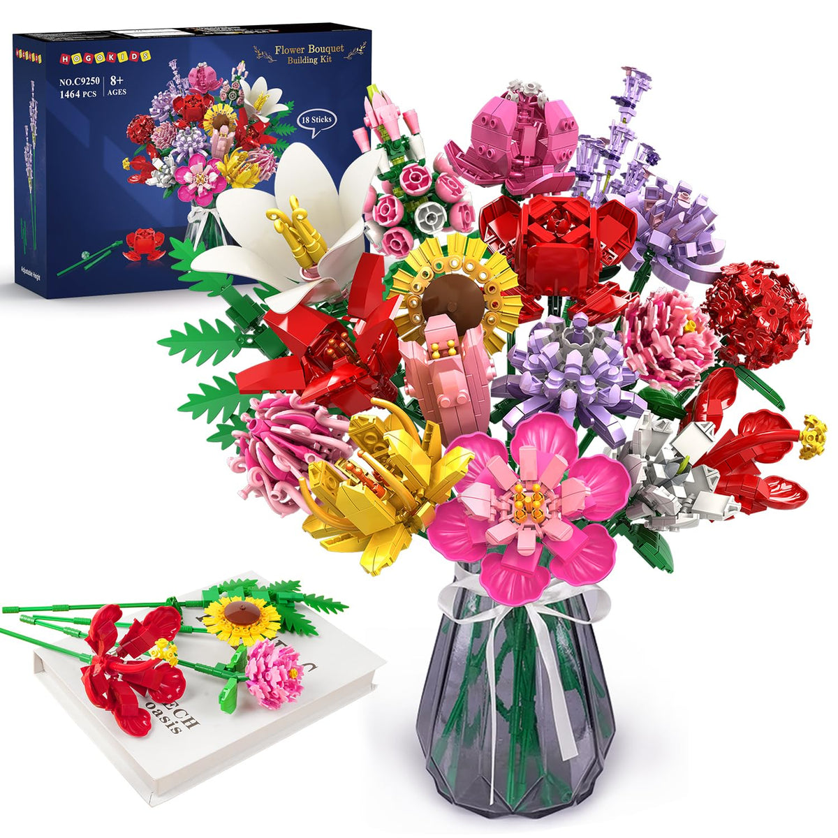 HOGOKIDS Flower Bouquet Sunflower—bright centerpiece for cozy spaces and long-lasting home decor.
