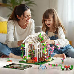 HOGOKIDS Flower House offers tea table and chairs for cozy gatherings