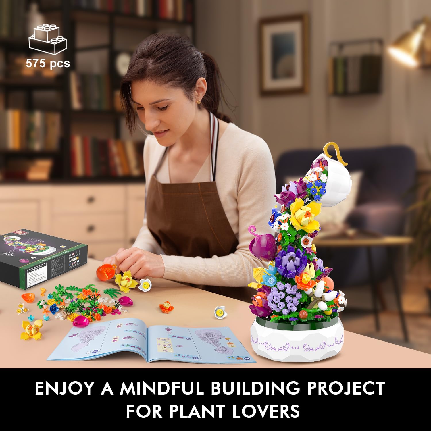 HOGOKIDS LED lighting and rotating base soft illumination enhances night ambience