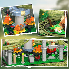 HOGOKIDS food cart dinosaur invites cafe-style pretend meals and stories