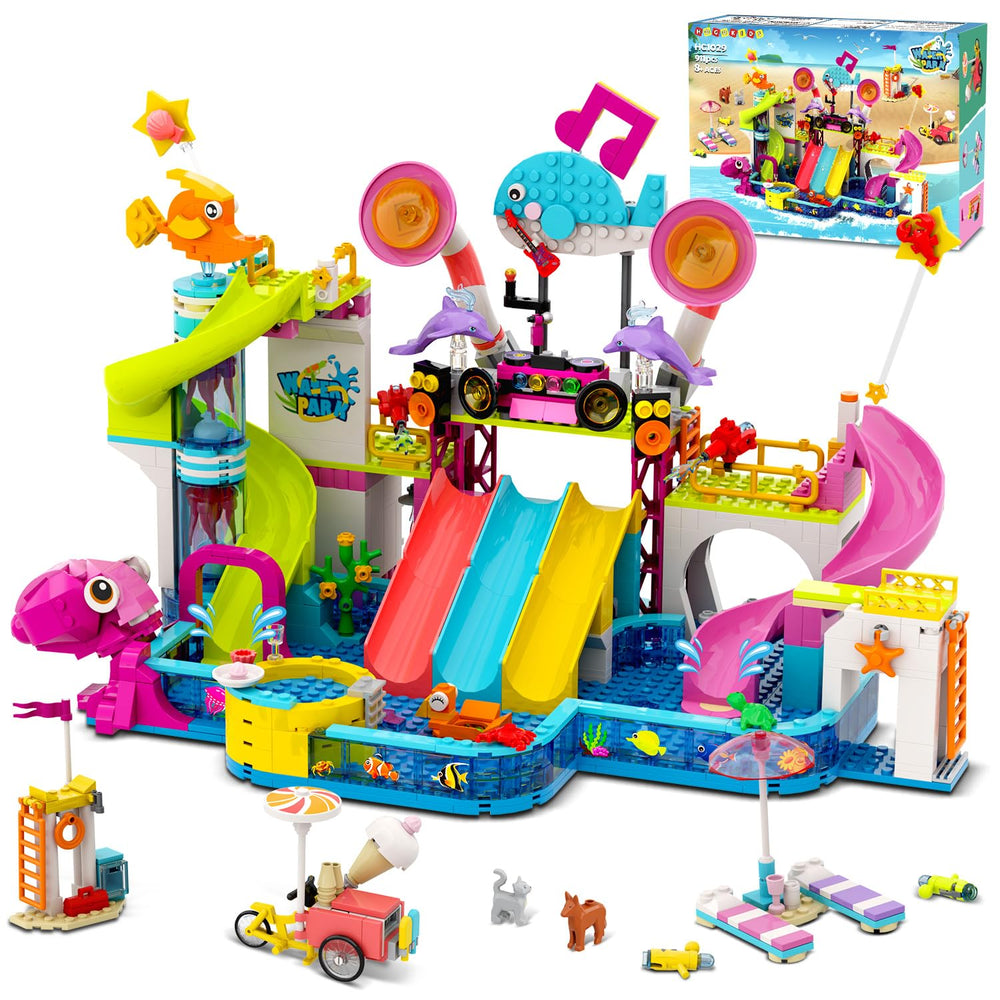 HOGOKIDS Friends water park pool area sparks imaginative pretend play