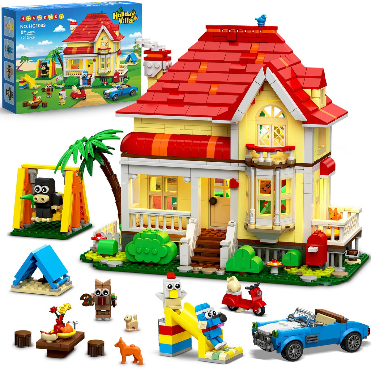 HOGOKIDS LED living room scene for imaginative play