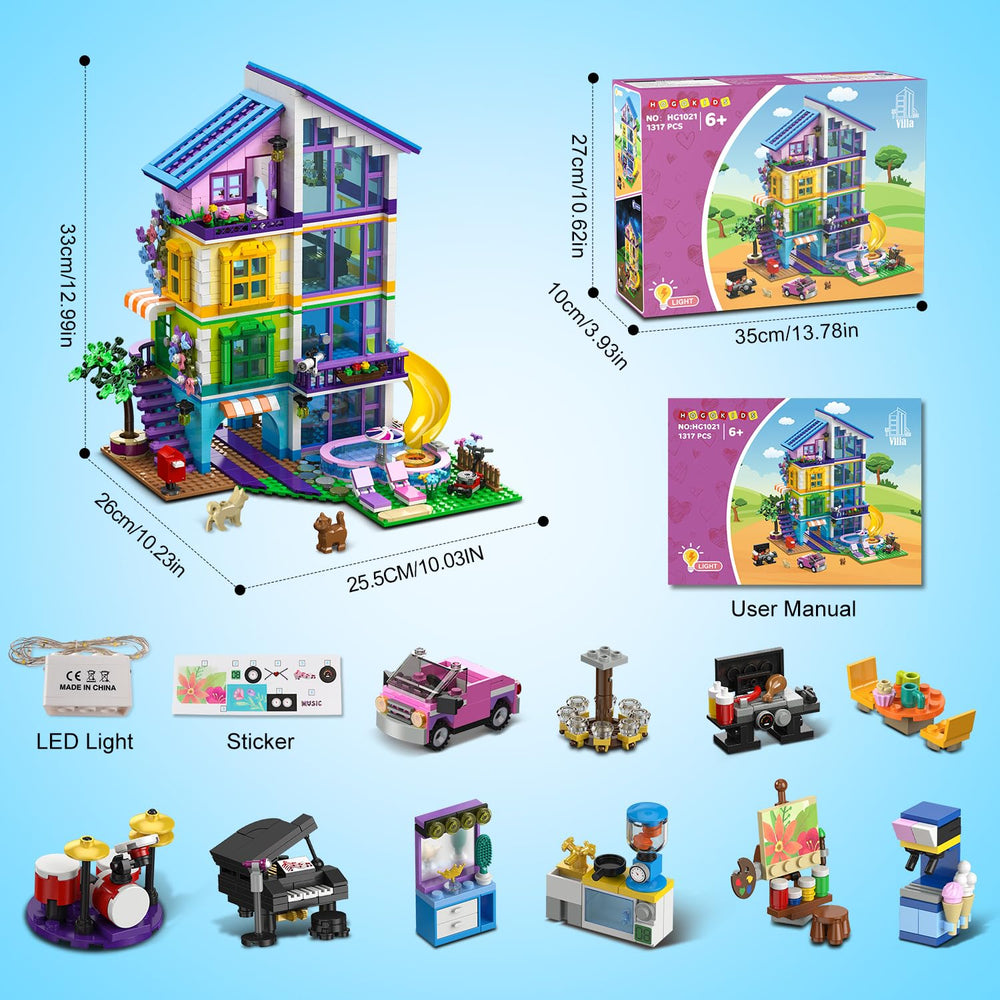 HOGOKIDS openable roofs improve interior viewing and versatile play setups.