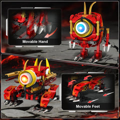 HOGOKIDS gyroscope mode for motion-responsive play with the dragon robot.