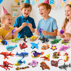 HOGOKIDS marine animal octopus-building-block: promotes creative building and exploration.