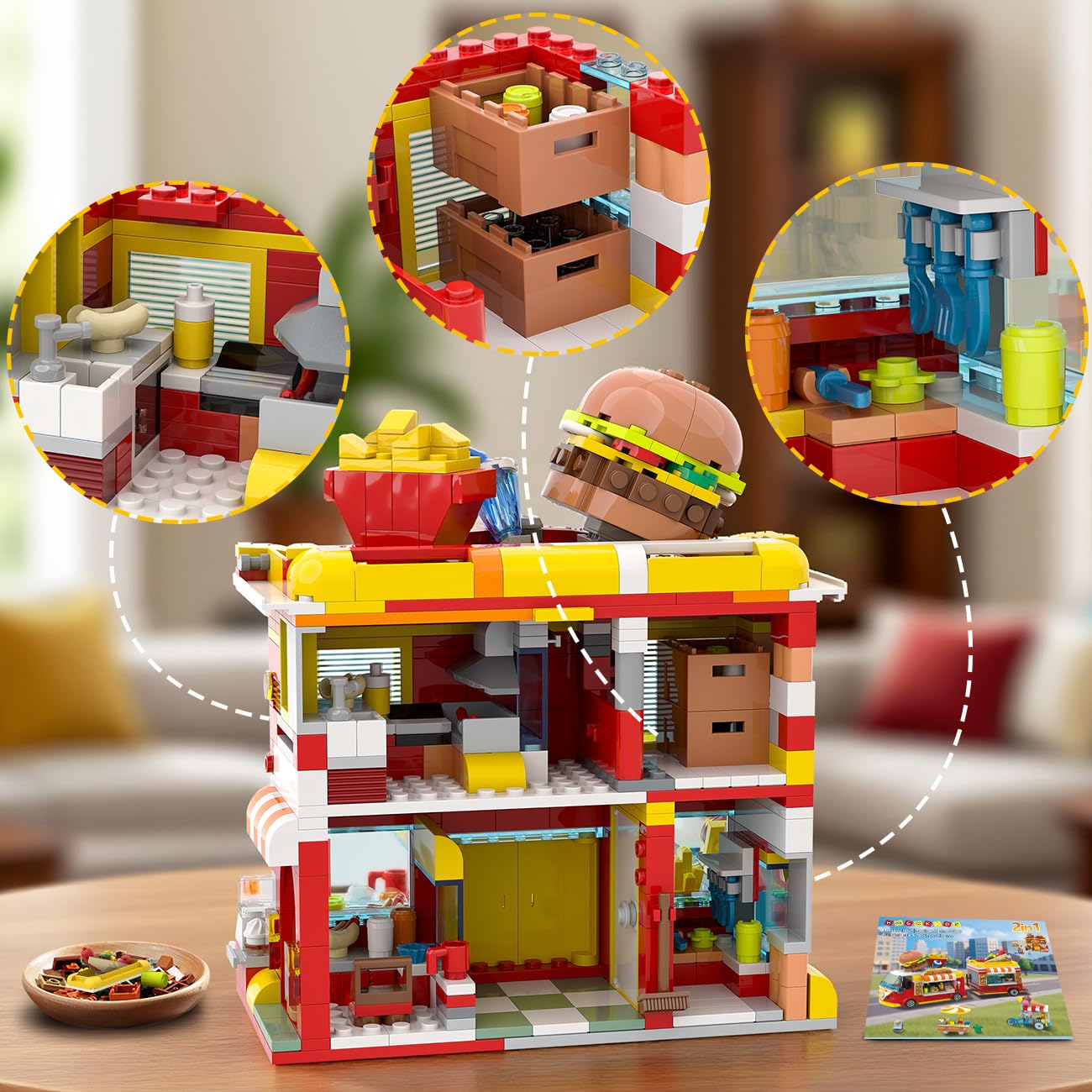 HOGOKIDS menu displays to guide playful orders and pricing.