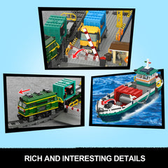 HOGOKIDS Mini yacht and vehicle cargo for diverse play ideas