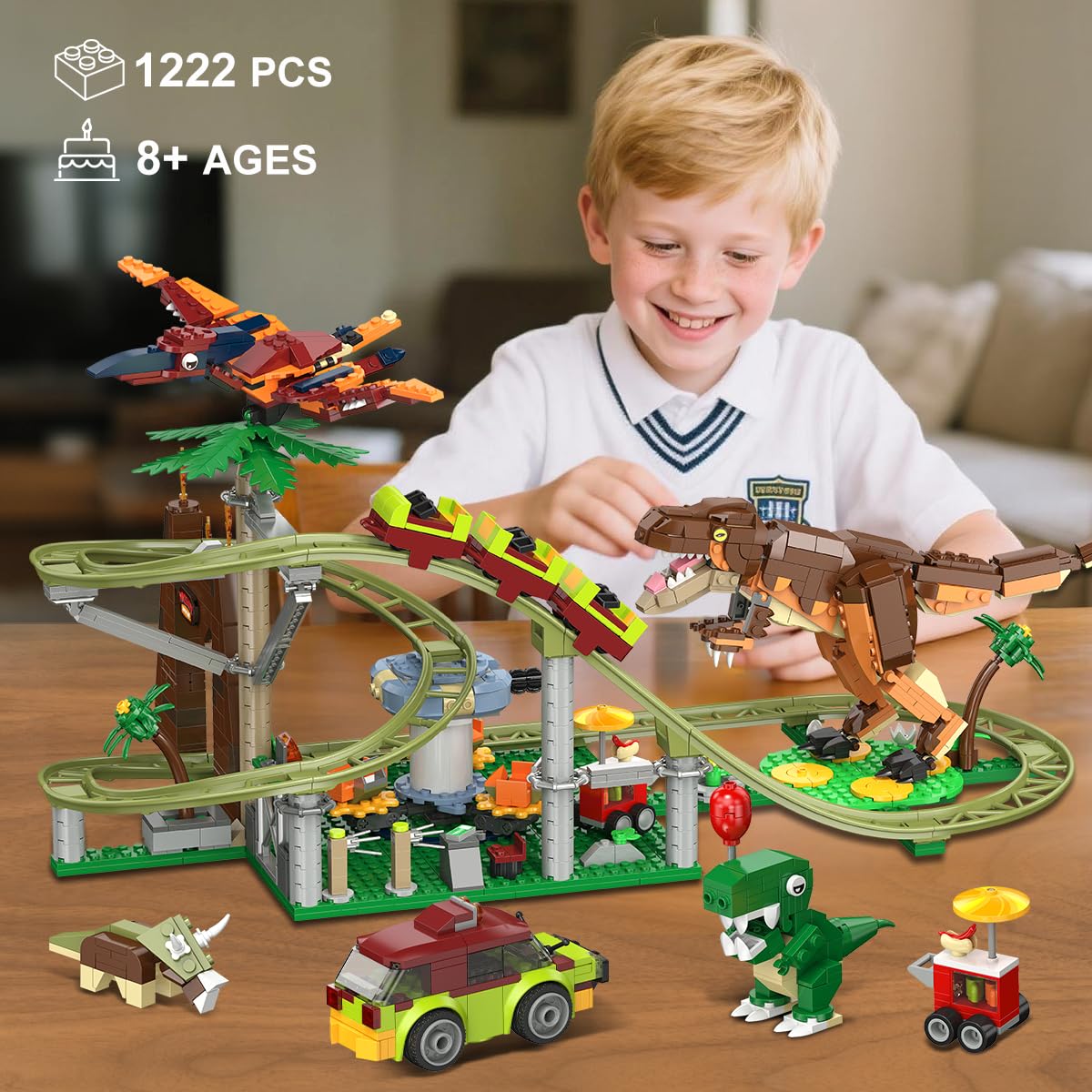 HOGOKIDS off-road vehicle dinosaur fuels adventurous chases in imagination